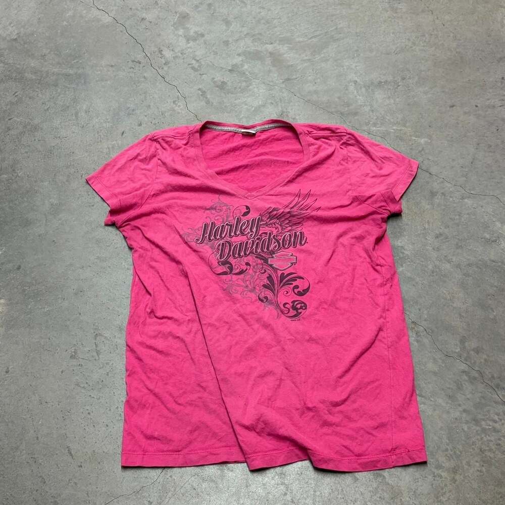 Harley-Davidson V-Neck Graphic Barnett El Paso Texas T-Shirt